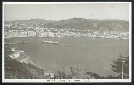 WELLINGTON HARBOUR Real Photograph by N S Seaward - 47398 - Postcard