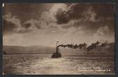 Real Photograph of Moonlight Scene Wellington Harbour. - 47462 - Postcard