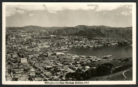 WELLINGTON from the Wireless Station Real Photograph by A B Hurst & Son - 47477 - Postcard