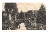 Postcard of Botannical Gardens Wellington. NEW ZEALAND Postmark Wellington WELLINGTON. C Class cancel dated 17/2/1904. One corne