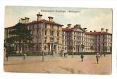 Coloured postcard of Government Buildings Wellington. - 47554 - Postcard