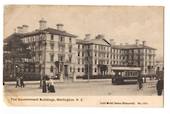 Postcard of the Government Buildings Wellington. One bad corner. - 47684 - Postcard