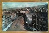 Coloured postcard of Lambton Quay Wellington. - 47699 - PcardFine