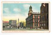 Coloured postcard of Jervois Quay and Post Office. - 47735 - Postcard