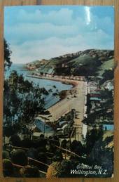 Coloured postcard of Oriental Bay Wellington. - 47781 - Postcard