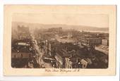 Sepia Postcard of Willis Street Wellington. - 47789 - PcardFine