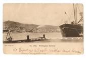 Early Undivided postcard of Wellington Harbour. Ship. - 47796 - PcardFault