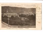 Early Undivided Postcard of Government House and Houses of Parliament Wellington. - 47807 - Postcard