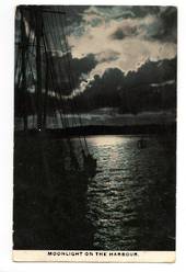 Coloured postcard of the Moonlight on the harbour. - 47811 - Postcard