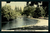Tinted Postcard by N S Seaward of Queen Elizabeth Park Masterton. - 47852 - Postcard