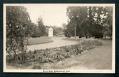 Real Photograph by A B Hurst & Son. In the Park Masterton. - 47856 - Postcard