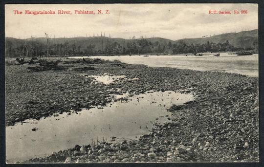PAHIATUA Mangaatinoka River. Postcard. - 47874 - Postcard