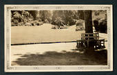Small sized Real Photograph from set of Park Seats Napier. - 47876 - Postcard