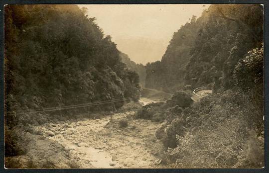 BUSH and RIVER Scene. Could be the Makiri Gorge the boundary between the old Wairarapa and Bush Unions. - 47877 - Postcard