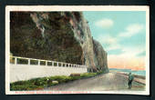 Coloured postcard of Bluff Rocks and Marine Parade. - 47884 - Postcard