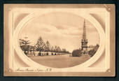 Sepia Postcard of Marine Parade Napier. - 47889 - Postcard