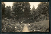 Real Photograph by Radcliffe of Public Gardens Napier. - 47926 - Postcard