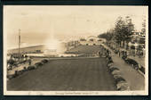 Real Photograph by A B Hurst & Son of Evening Marine Parade Napier. - 47935 - Postcard