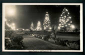 Real Photograph by A B Hurst & Son of Marine Parade by Night. - 47942 - Postcard