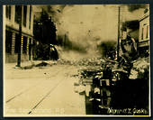 Photograph of Fire approaching the Post Office Napier. - 47963 - Photograph