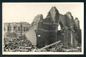 Real Photograph by Sorrell of St johns Cathedral Quake. - 47969 - Postcard