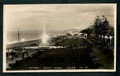 Real Photograph by A B Hurst & Son of Evening Marine Parade Napier. - 47995 - Postcard