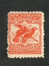 NEW ZEALAND 1898 Pictorial 1/- Kaka. - 48 - UHM