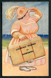 Pocket Novelty Card Gisborne. - 48151 - Postcard