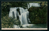 Coloured postcard of Waihirere Falls near Gisborne. - 48160 - Postcard