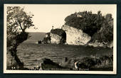 Real Photograph of Ship Rock Lake Waikaremoana. - 48181 - Postcard
