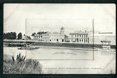 Postcard of Turananui River and Post Office Gisborne. Pocket Novelty Card. - 48188 - Postcard