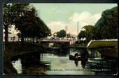 Coloured Postcard of Antigua Street Bridge Christchurch. - 48303 - Postcard