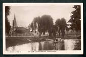 Real Photograph of The Avon Victoria Square Christchurch. Horse and cart in the River. - 48309 - Postcard