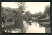 Real Photograph by Radcliffe of The Avon at Fendalton Christchurch. - 48330 - Postcard