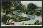 Coloured postcard of the River Avon Upper Reaches. - 48332 - Postcard