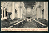 Early Undivided Postcard of the Interior of Christchurch. Cathedral. - 48345 - Postcard