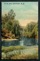 Coloured Postcard by Tanner. On the Avon Christchurch. - 48370 - Postcard