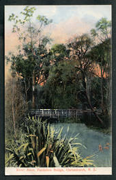 Coloured Postcard of River Avon Fendalton Bridge. - 48371 - Postcard