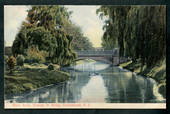 Coloured Postcard of River Avon Armagh Street Bridge Christchurch. - 48377 - Postcard