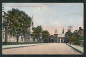 Coloured Postcard of Canterbury College and Museum Christchurch. - 48385 - Postcard