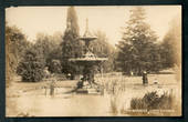 Real Photograph by Aldersley of The Gardens Christchurch. - 48389 - Postcard