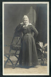 Real Photograph by Molesworth and Binns of Elderly Lady Christchurch. - 48390 - Postcard