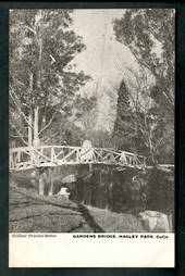 Postcard of Gardens Bridge Hagley Park Christchurch. - 48407 - Postcard