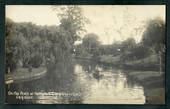 Real Photograph by Radcliffe. On the Avon at Fendalton Christchurch. - 48431 - Postcard