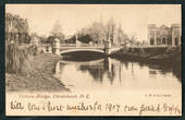 Early Undivided Postcard of Victoria Bridge Christchurch. - 48438 - Postcard