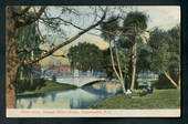 Coloured postcard of River Avon Armagh Street Bridge Christchurch. - 48446 - Postcard