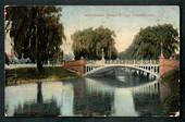 Coloured postcard of Manchester Street Bridge Christchurch. - 48452 - Postcard