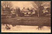 Sepia Postcard of The River Avon and Hospital Christchurch. - 48458 - Postcard