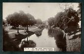Postcard of the Avon from Cashel Street Bridge. - 48461 - Postcard
