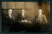 Real Photograph of three businessmen from Christchurch. - 48464 - Postcard